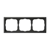 Рамка универсальная Systeme Electric ArtGallery 3-м. базальт картинка